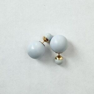 Dior Tribales Earrings, 100% Authentic, light blue ceramicic